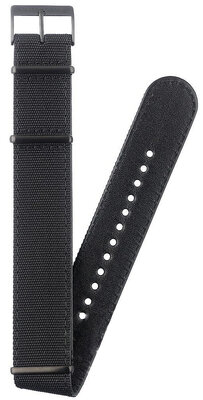 Textil-Uhrenarmband Orient Star UL00K012M0 21mm (für RE-AU02), schwarz, NATO