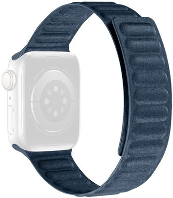 Textilband Ricardo (pro Apple Watch 42/44/45/49mm), Blau, magnetisch