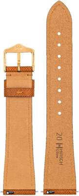 Lederband Hirsch Giffone L 01875070-1, Braun, Kalbsleder, Länge L, Quick Release