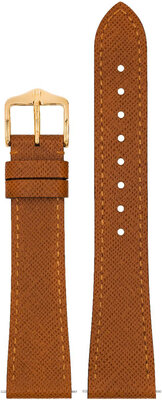 Lederband Hirsch Giffone L 01875070-1, Braun, Kalbsleder, Länge L, Quick Release