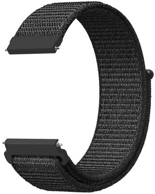 Nylon-Uhrenarmband Ricardo Zoncolan 20mm, Black, Quick Release