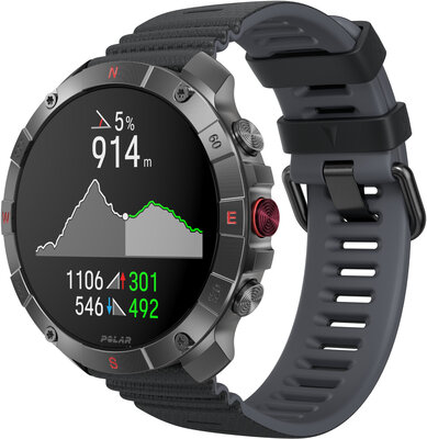 Polar Grit X2 Pro Titan, Größe M/L (+ Ersatzband)