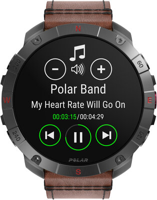 Polar Grit X2 Pro Titan, Größe M/L (+ Ersatzband)