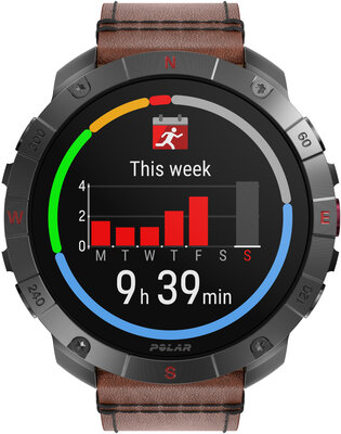 Polar Grit X2 Pro Titan, Größe M/L (+ Ersatzband)