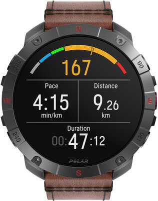 Polar Grit X2 Pro Titan, Größe M/L (+ Ersatzband)