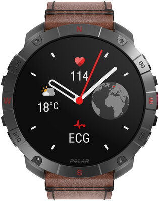 Polar Grit X2 Pro Titan, Größe M/L (+ Ersatzband)