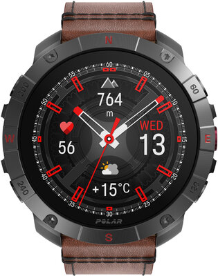 Polar Grit X2 Pro Titan, Größe M/L (+ Ersatzband)