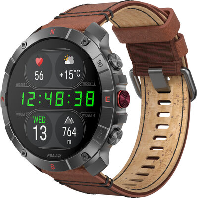 Polar Grit X2 Pro Titan, Größe M/L (+ Ersatzband)