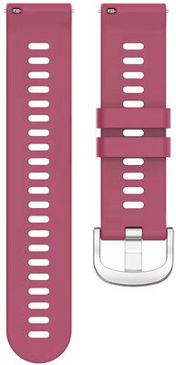 Silikon-Uhrenarmband Ricardo 18mm (für Garmin Venu 2S, Vívoactive 4S, Forerunner 265S, Venu 3S u.a.), rot V1, Quick Release