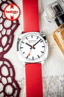 Mondaine Petite Cushion Quartz MSL.31110.LCV