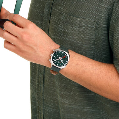 Mondaine Grand Cushion Quartz MSL.41460.LF.SET (+ Ersatzband)