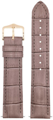 Lederband Hirsch Duke M 01028137-1, Braun, Kalbsleder, Länge M, Quick Release