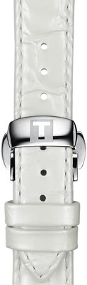 Weißes Lederband Tissot T852.036.795