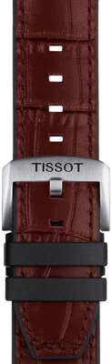 Lederband Tissot T852.046.767 22mm, Braun, Quick Release