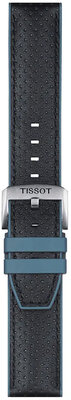 Lederband Tissot T852.046.785 22mm, schwarz, Quick Release