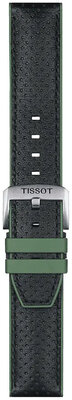 Lederband Tissot T852.046.787 22mm, schwarz, Quick Release