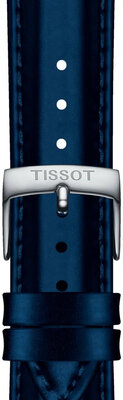 Lederband Tissot T852.048.150 18mm, Blau, Quick Release