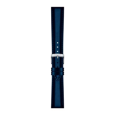 Lederband Tissot T852.048.150 18mm, Blau, Quick Release