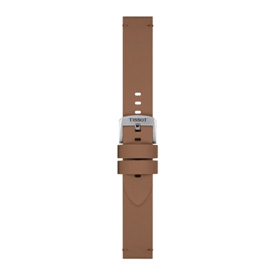 Leder-Uhrenarmband Tissot T852.048.217 20mm, braun, Quick Release