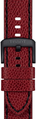 Lederband Tissot T852.049.048 22mm, Rot, Quick Release
