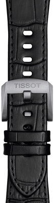 Schwarzes Lederband Tissot T852.049.415 für Tissot PRX 42mm