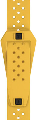 Gelbes Kautschukband Tissot Sideral T852.048.859