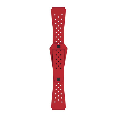 Gummiband Tissot Sideral T852.048.860 20mm, Rot, Quick Release