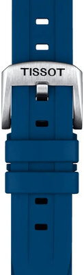 Gummiband Tissot T852.044.837 20mm, Blau, Quick Release