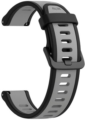 Silikonband Ricardo 22mm (Garmin Venu 3, Forerunner 265, Vívoactive 4 aj.), schwarz, Quick Release