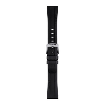 Silikonband Tissot T852.044.545 20mm, schwarz, Quick Release