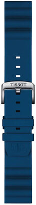 Silikonband Tissot T852.047.175 22mm, Blau, Quick Release