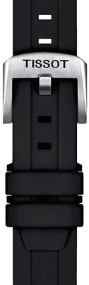 Schwarzes Silikonarmband Tissot T852.047.455