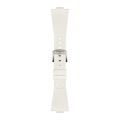 Silikonband Tissot T852.048.463 (für das Modell Tissot PRX 40mm), Weiß