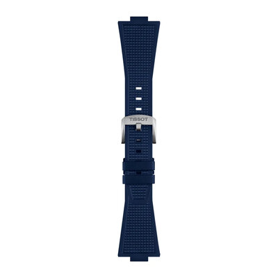 Silikonband Tissot T852.049.050 (für das Modell Tissot PRX 40mm), Blau, Quick Release