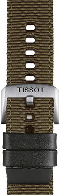 Textilband Tissot T852.046.756 22mm, Grün, Quick Release