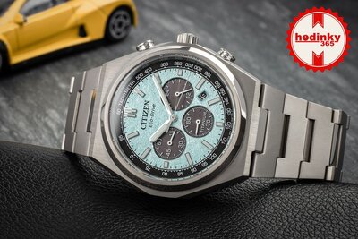 Citizen Sports Eco-Drive Super Titanium Chronograph CA4610-85M