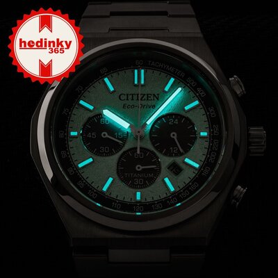 Citizen Sports Eco-Drive Super Titanium Chronograph CA4610-85M