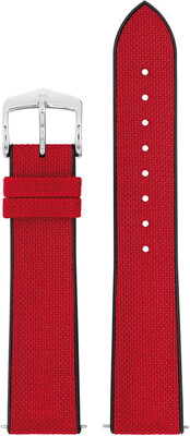 Textilband Hirsch Arne L 0925090020-2, rot, Textil/natürlicher Kautschuk, Länge L, Quick Release