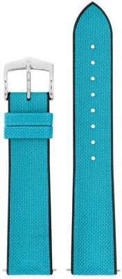 Textilband Hirsch Arne M 0925090183-2, blau, Textil/natürlicher Kautschuk, Länge M, Quick Release