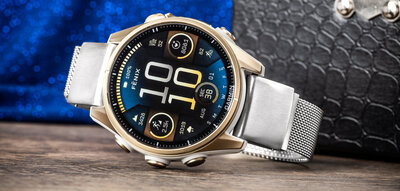 Edelstahlarmband Ricardo 20mm (für Garmin Fenix 8/7S/6S (43mm), u.a.), silber, Milanaise-Uhrenarmband, QuickFit