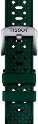 Gummiband Tissot T852.049.961 20mm, Grün, Quick Release