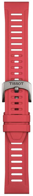 Silikon-Uhrenarmband Tissot T852.049.243 21mm, rot, Quick Release
