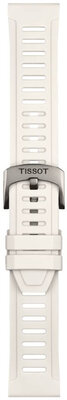 Silikonband Tissot T852.049.245 21mm, Weiß, Quick Release
