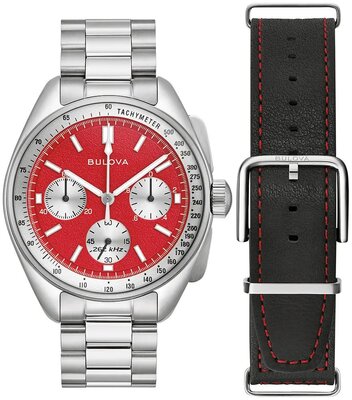 Bulova Lunar Pilot Quartz Chronograph 96K115 (+ Ersatzband)