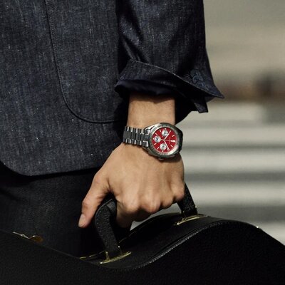 Bulova Lunar Pilot Quartz Chronograph 96K115 (+ Ersatzband)