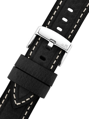 Lederband Morellato Carra 6023E22.019 M, schwarz, Rezyklat