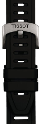 Silikonband Tissot T852.049.249 21mm, schwarz (vel. XS), Quick Release