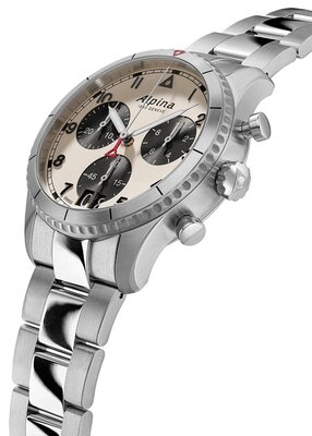 Alpina Startimer Pilot Quartz Chronograph Big Date AL-372WB4S26B