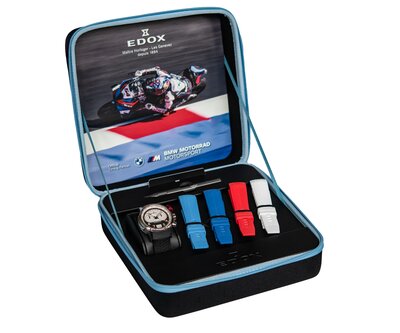 Edox Chronorally Chronograph 45 38003-tinrcanbr BMW Limited Edition 600pcs (+ 4 Ersatzgurte)