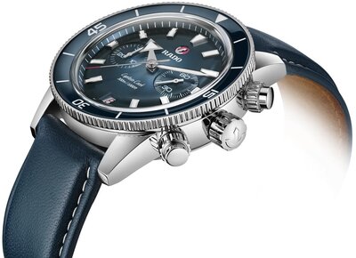 Rado Captain Cook Chronograph Automatic R32145208 (+ 2 Ersatz-Uhrenarmbänder)